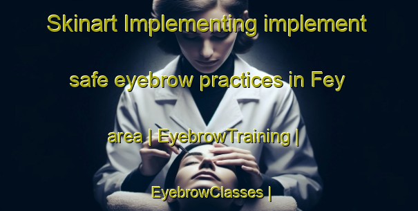 Skinart Implementing implement safe eyebrow practices in Fey area | EyebrowTraining | EyebrowClasses | SkinartTraining-France